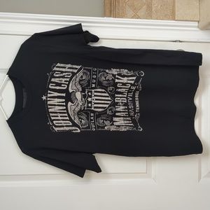 NWOT JOHNNY CASH Collectable tassels fringe T-SHIRT